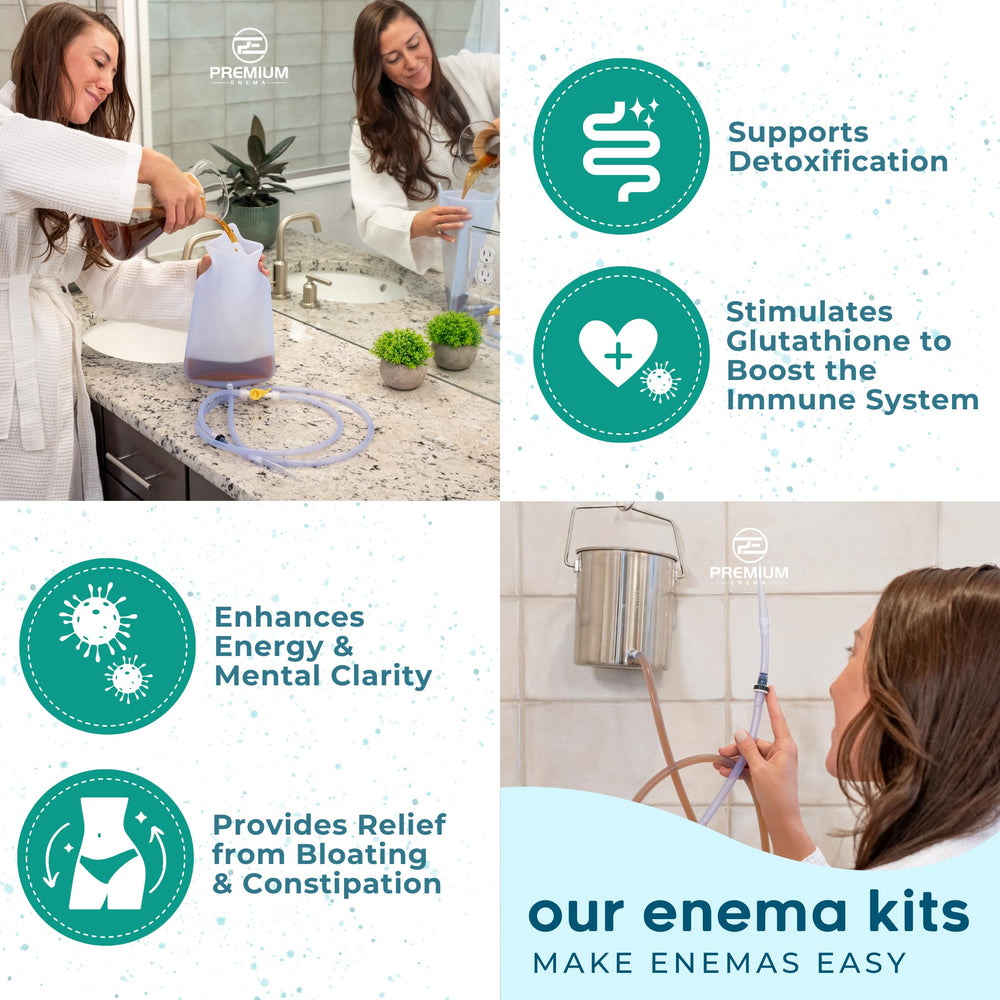 PE Premium Enema 1lb bag image conveys long-lasting value per serving.