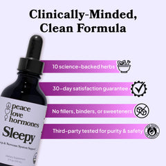 peace. love. hormones Sleepy lavender-chamomile blend focuses on relaxation