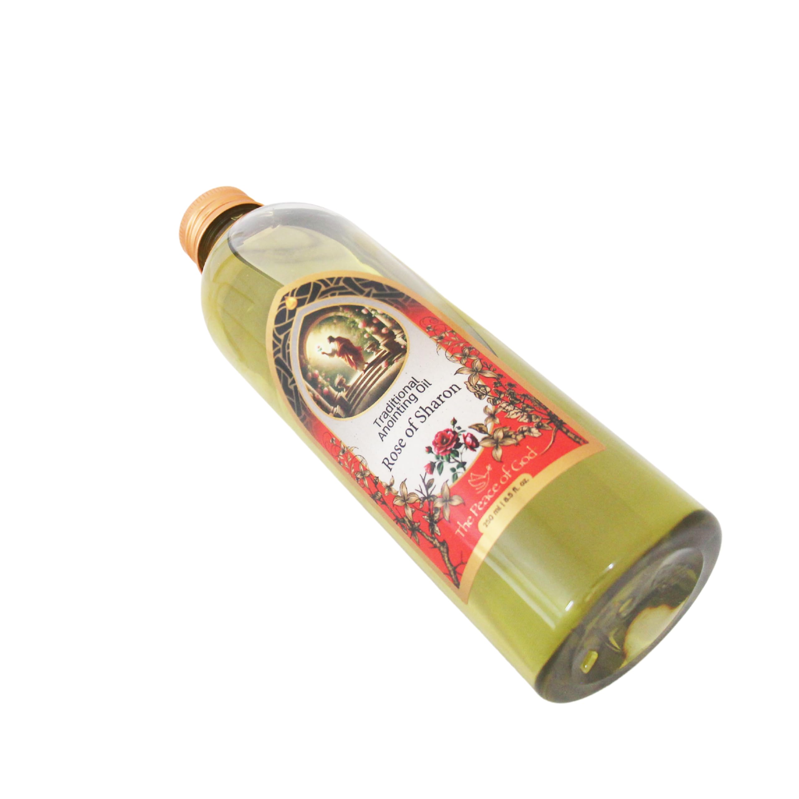 Rose of Sharon bottle with sacred botanicals visible