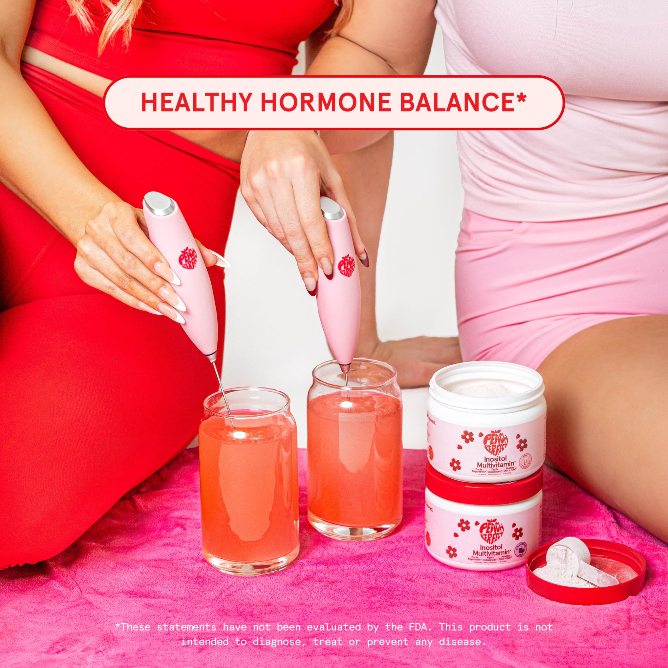 Peach Perfect Vitamin D3 softgels for daily mood and energy support.