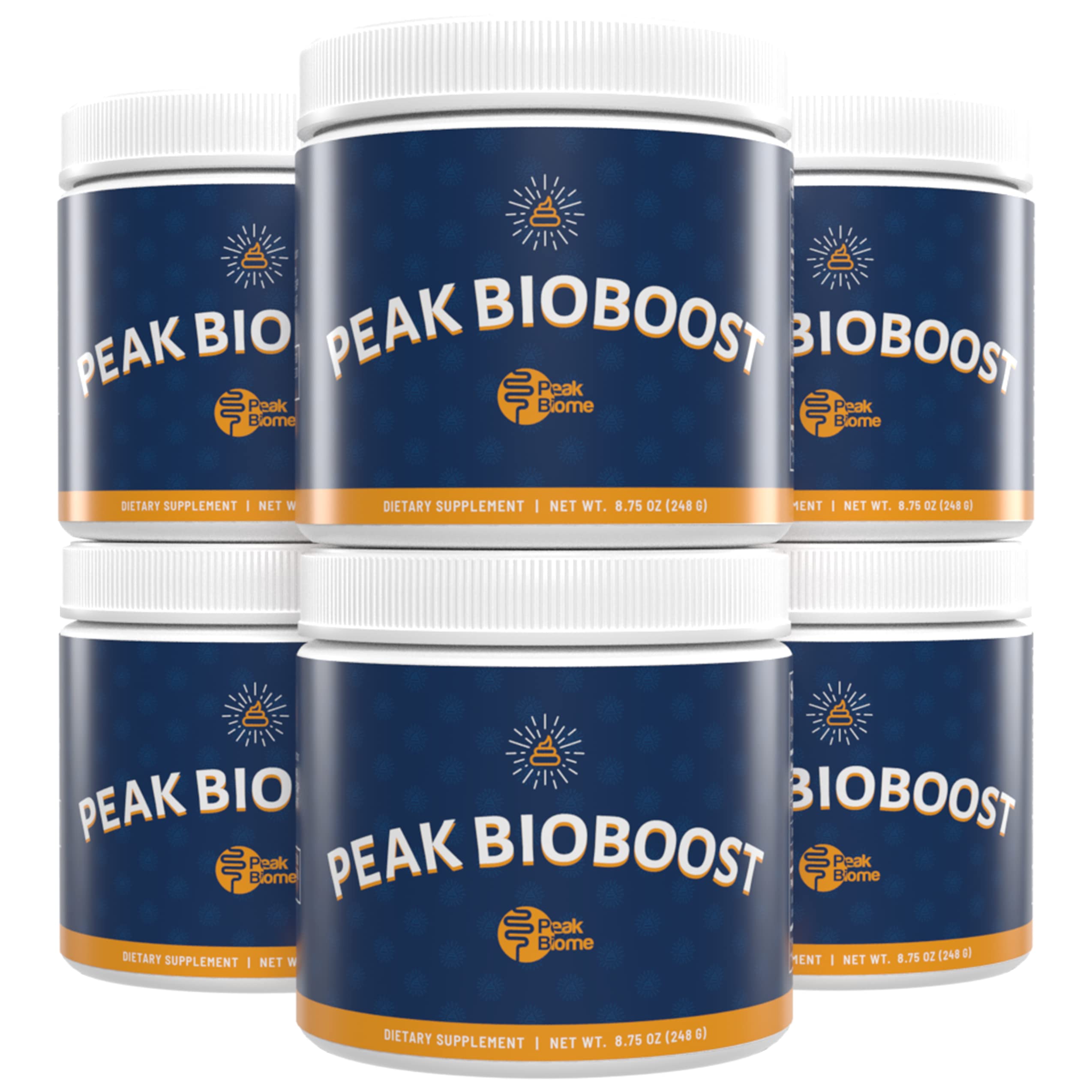 Peak Biome Peak BioBoost tub close-up for tasteless daily gut support