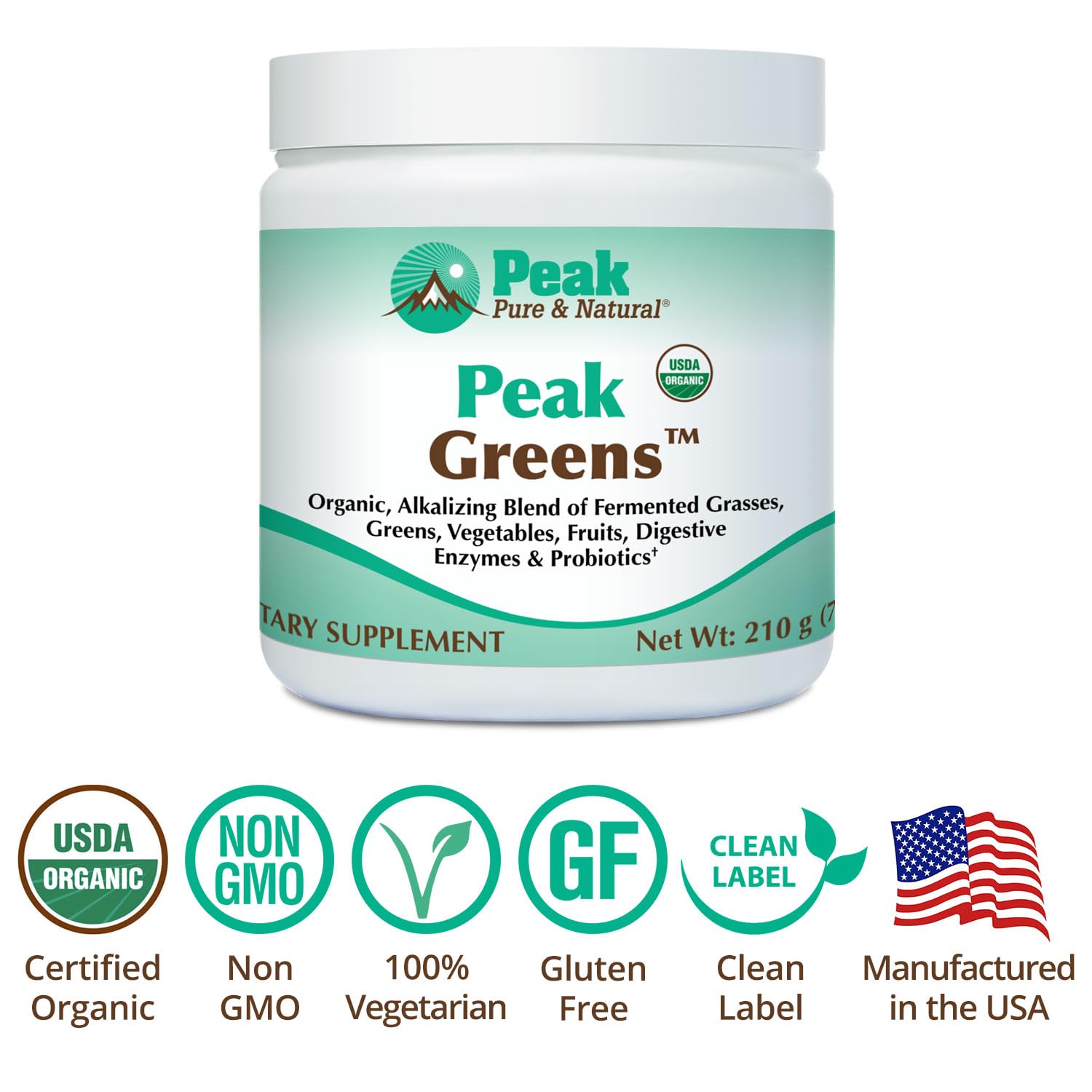 Peak Greens smoothie glass captures a vibrant daily greens drink