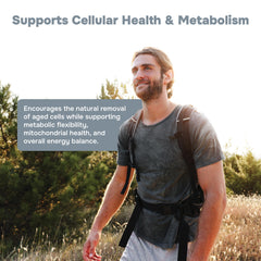 Peak Human Fasting Pro NAD supplement facts sheet shows blend