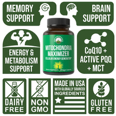 Peak Performance MCT oil capsules closeup highlighting clean energy support.