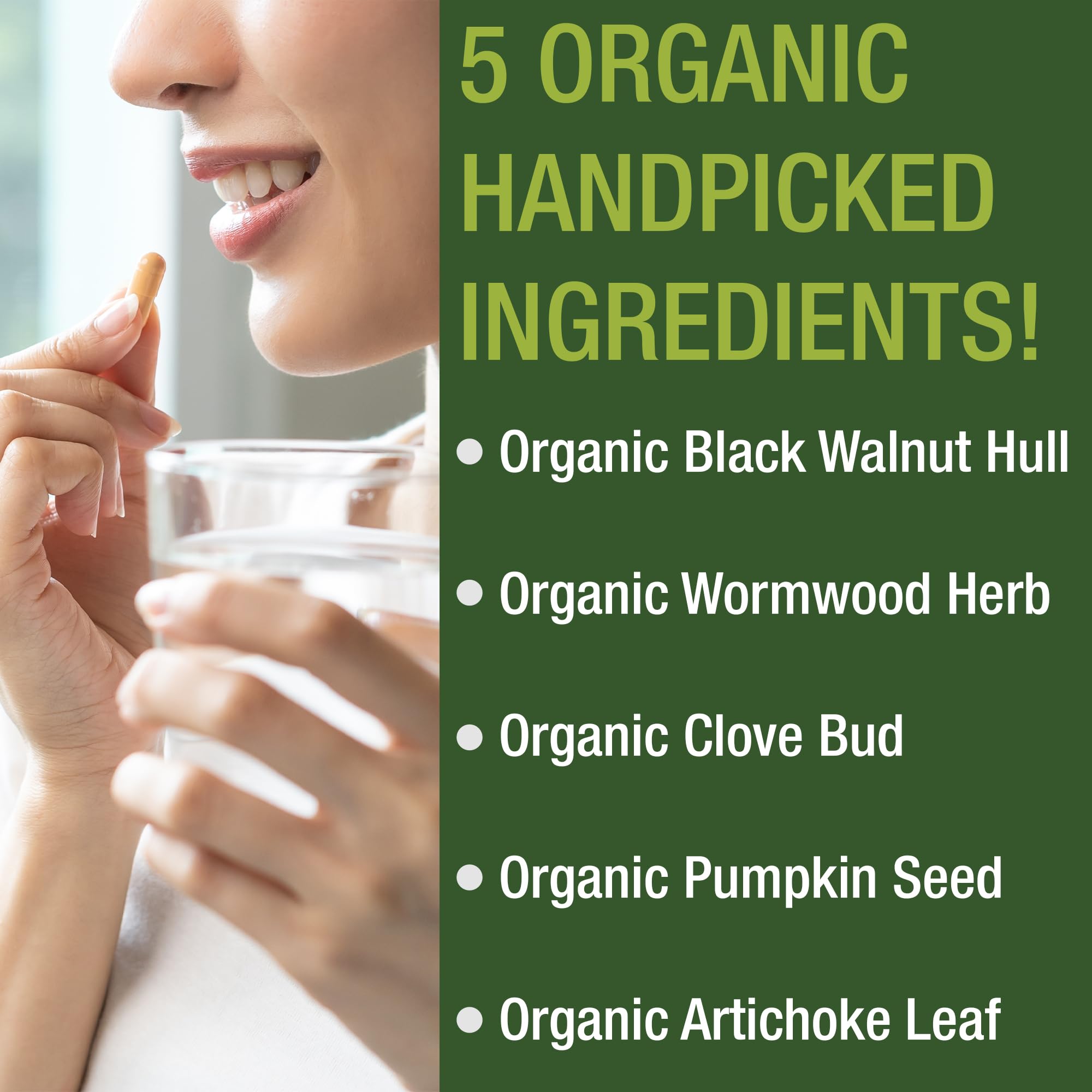 Peak Performance organic herb blend with artichoke and pumpkin seed for digestive balance.