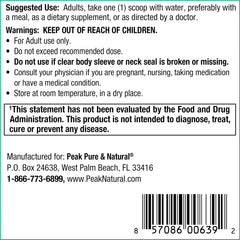 Peak Urinary Tract Powder highlights juniper berry extract for natural cleansing and flow support.