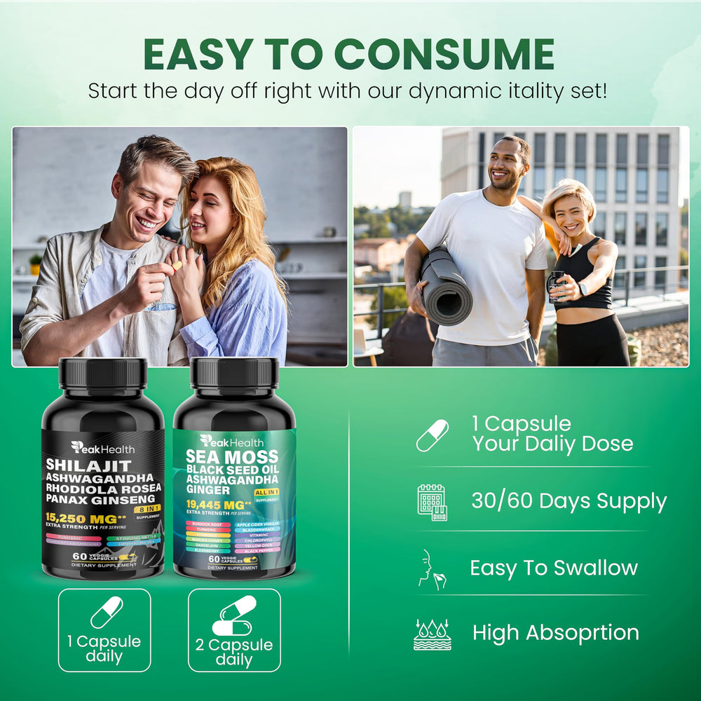 Peakhealth Turmeric Curcumin capsules for wellness-friendly daily routines.