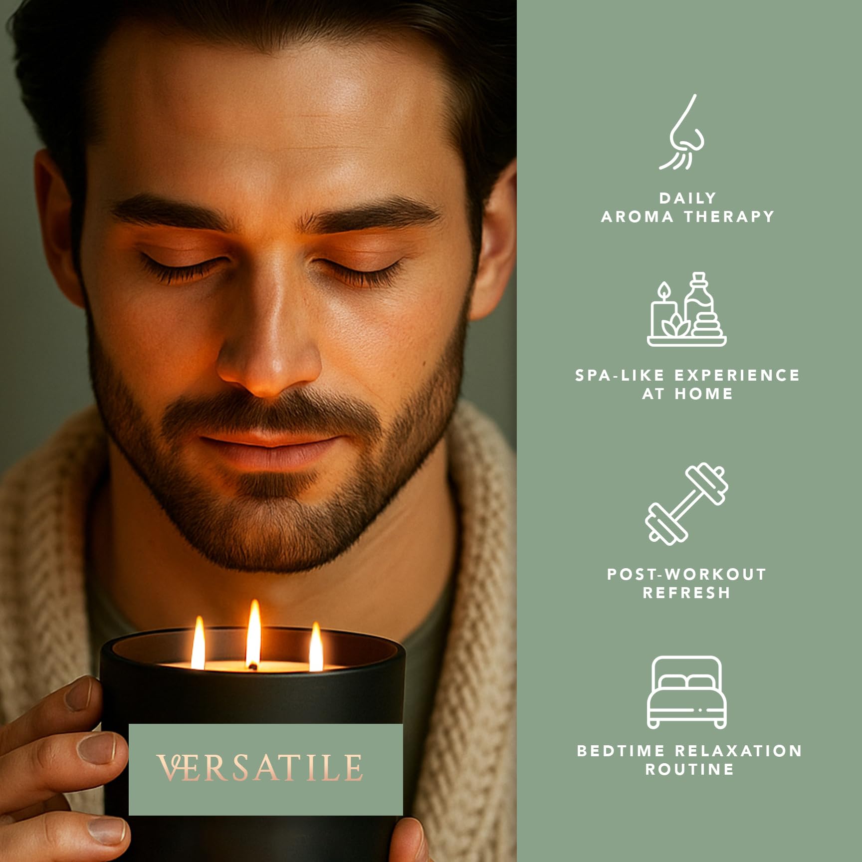 Pecksniff's Bamboo Vetiver candle with silicone dust cover preserves scent between uses.