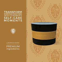 Pecksniff's Black Tobacco candle scent fills rooms with warmth and sophistication.