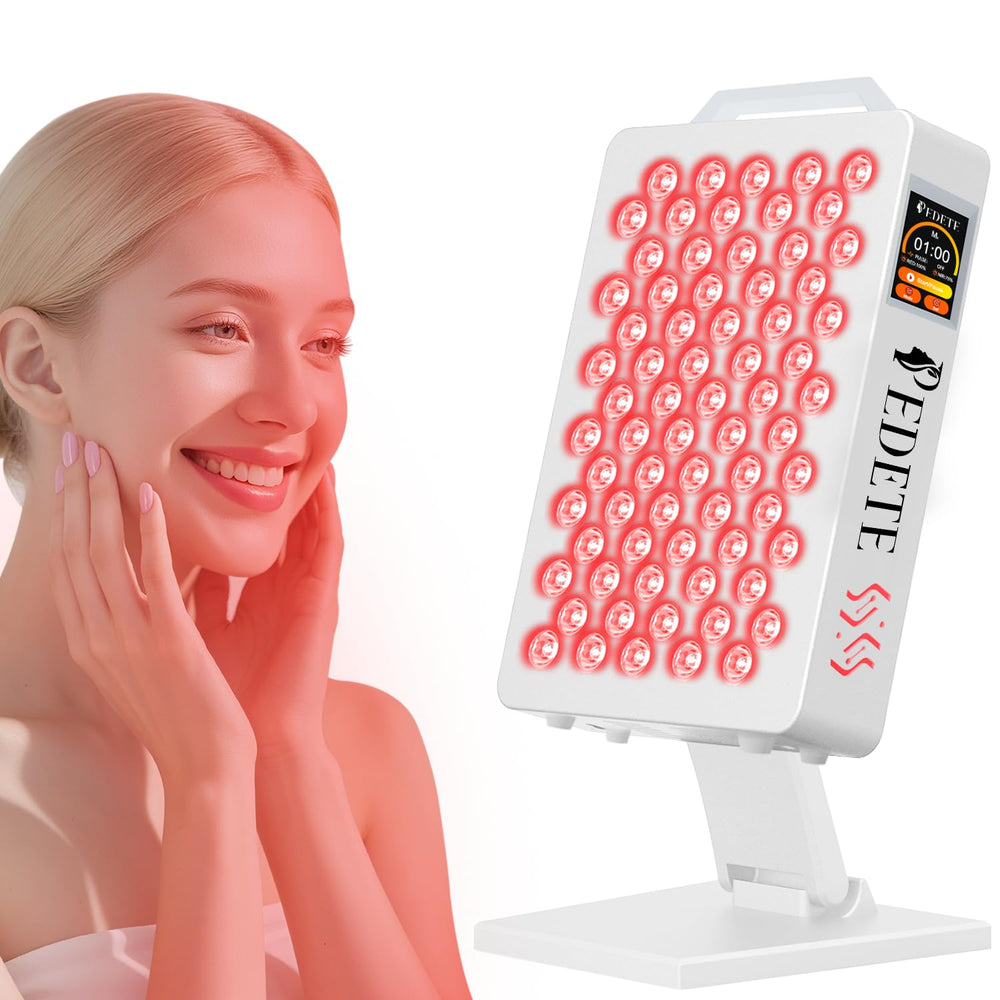 Pedete T70Z red light panel front view for convenient home therapy