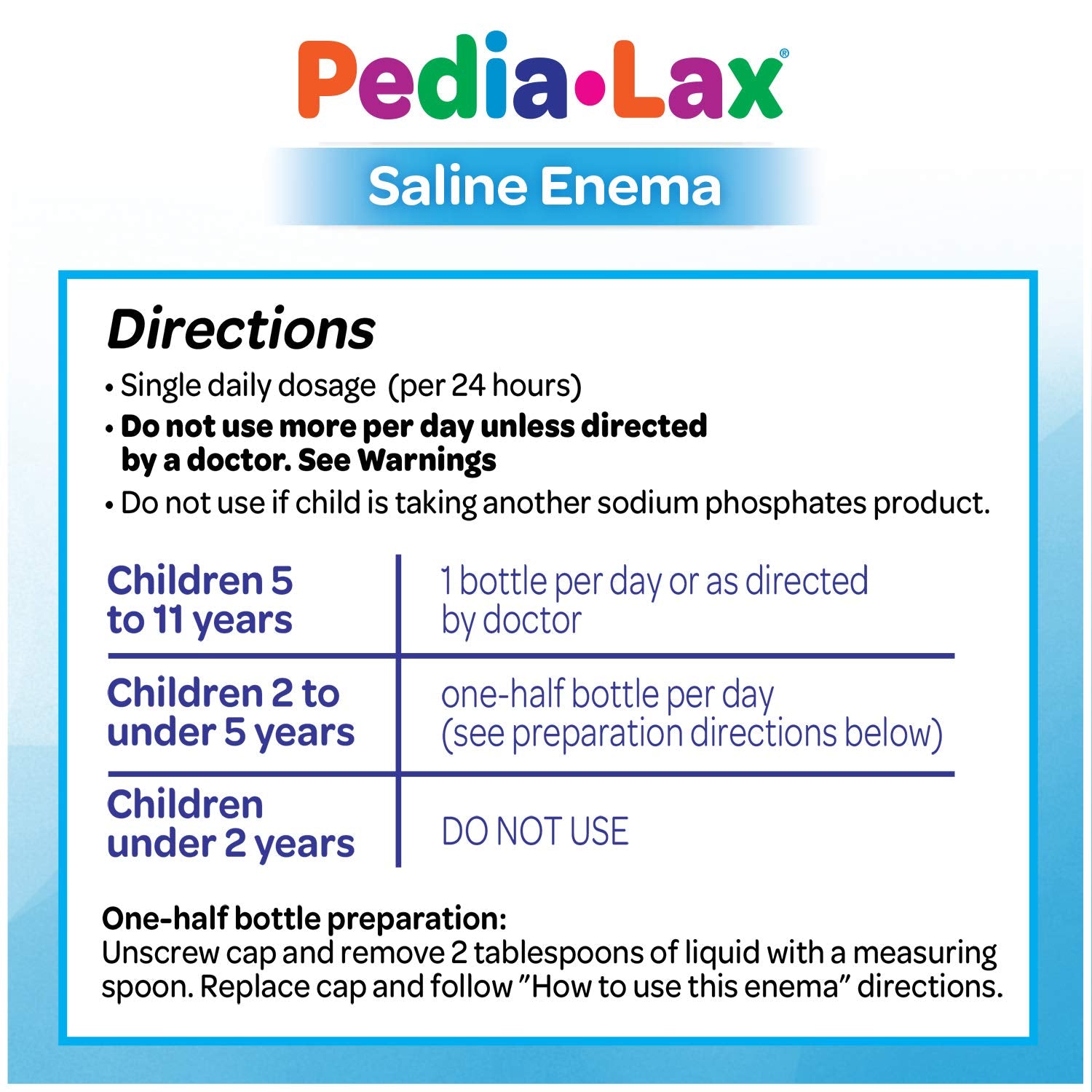 Bottle contains 2.25 fl oz of solution for kids