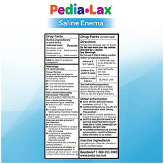 Pedia-Lax Comfortip soft-tip shown for gentle, kid-friendly insertion