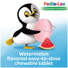 Pedia-Lax designed for ages 2-11 with kid-friendly dosing graphic.