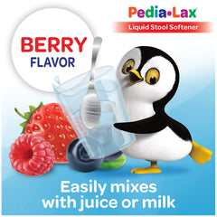 Pedia-Lax pack of 3 berry bottles for convenient family use.