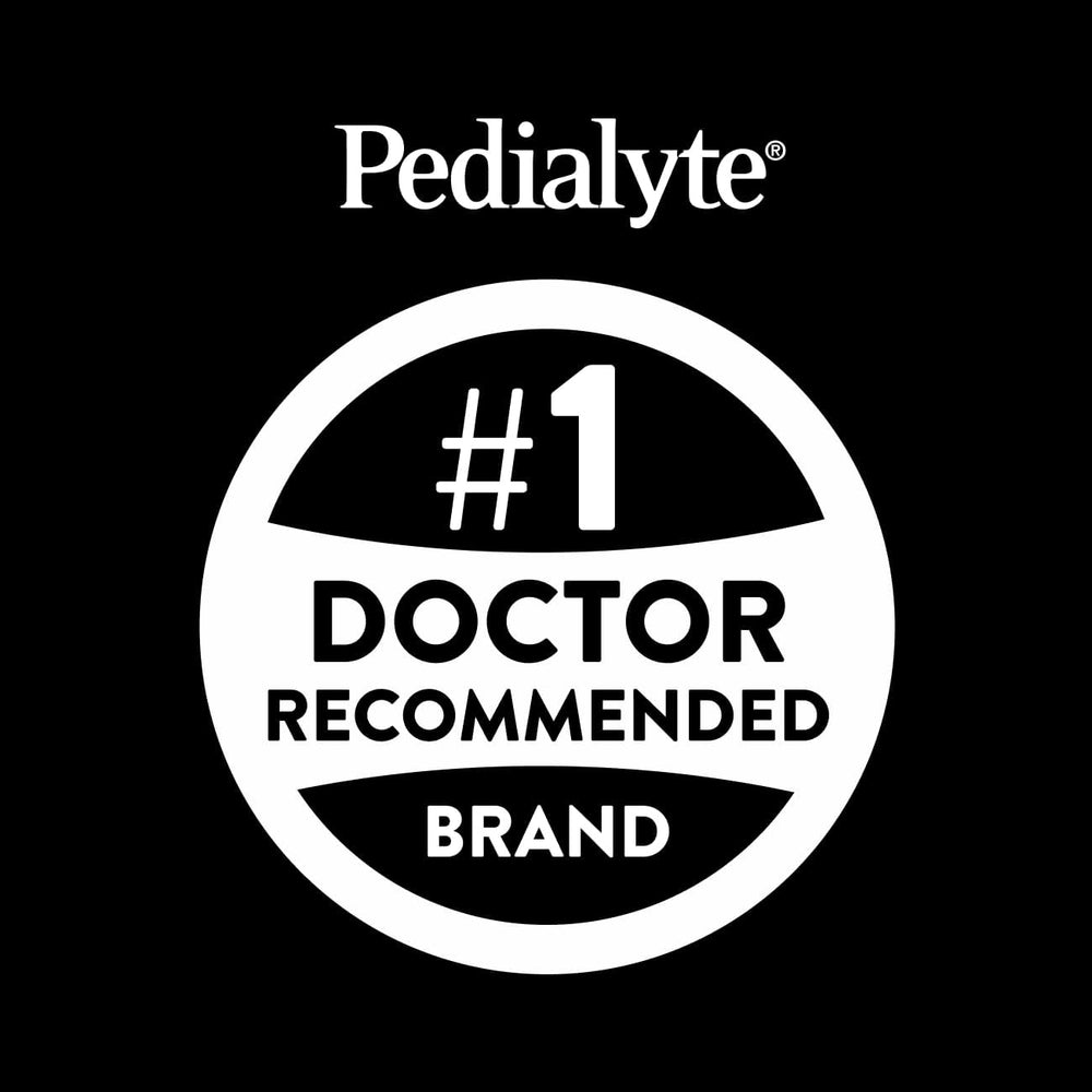 Pedialyte AdvancedCare Plus label close-up with electrolytes and sugar information