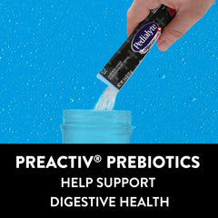 Pouring Pedialyte AdvancedCare Plus into a glass for fast electrolyte replacement