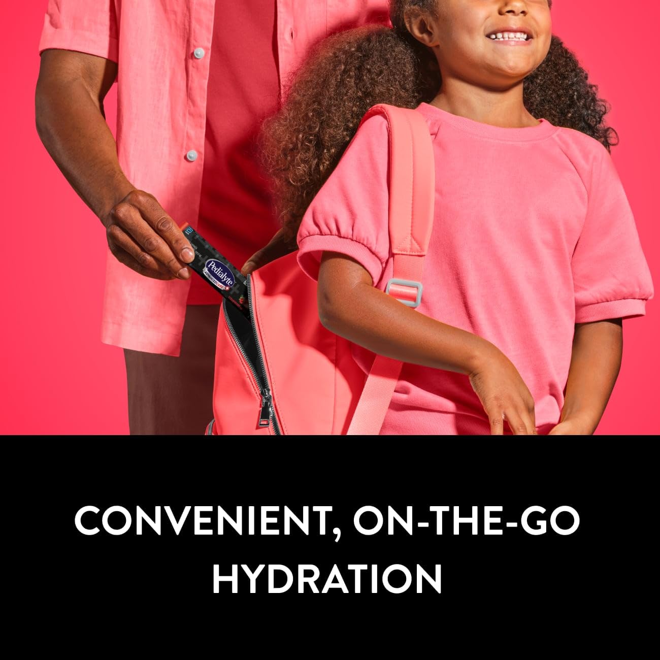 Pedialyte AdvancedCare Plus variety-pack packets shown together for convenient hydration