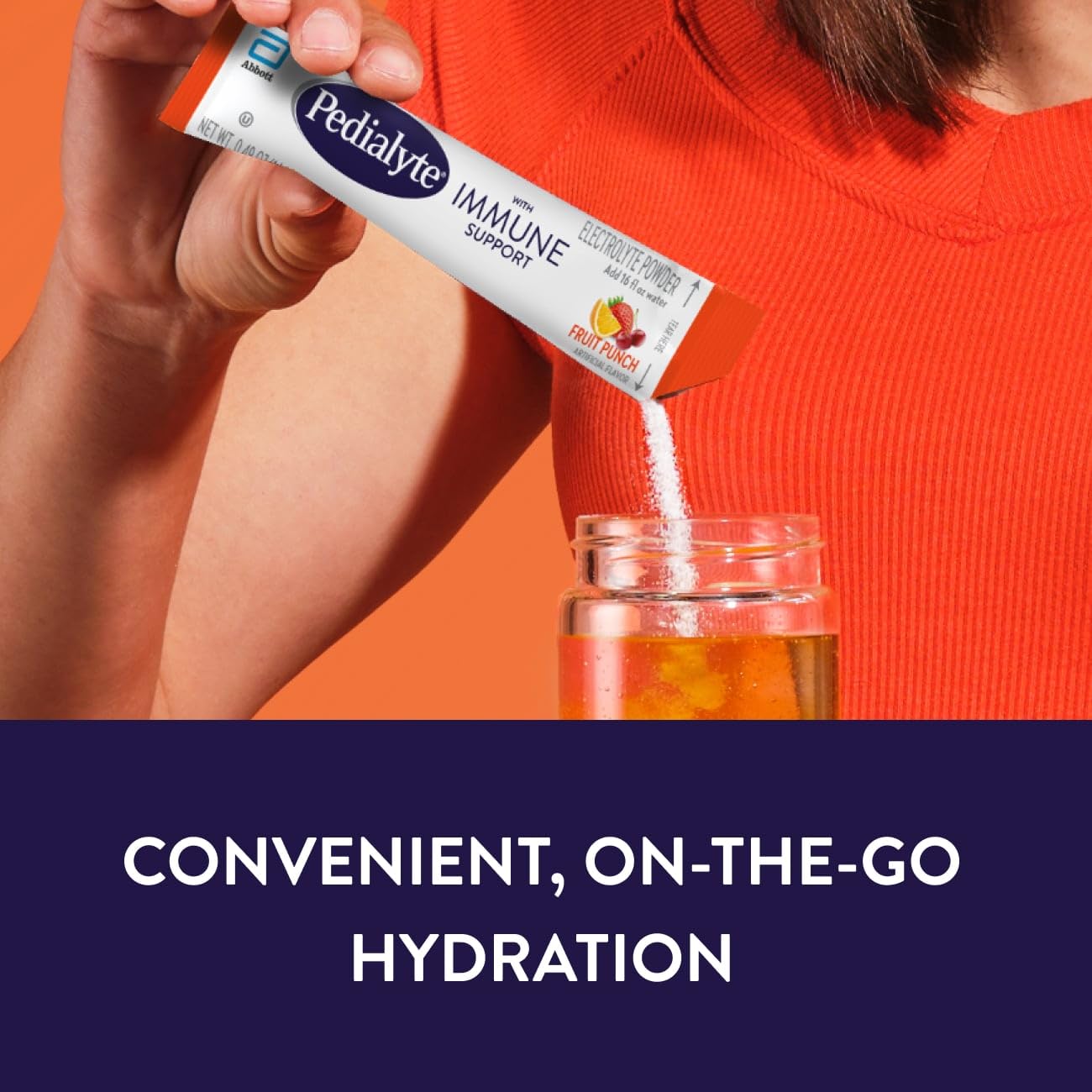 Pedialyte Immune Support family use for kids and adults