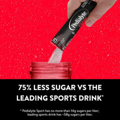 Pedialyte Sport on-the-go packets ready for pre or post workout use