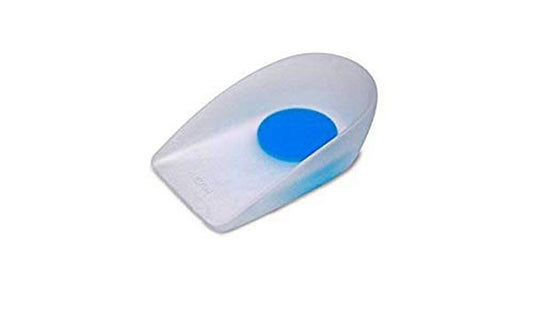Pedifix GelStep Heel Cup with soft center spot for heel pressure relief during standing and walking