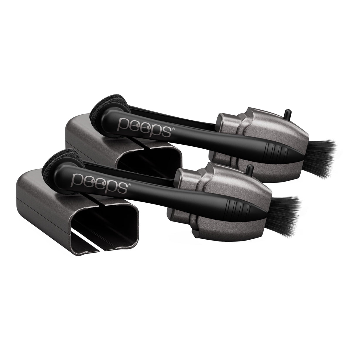 Peeps CarbonKlean cleaner showing dry-clean action for glasses