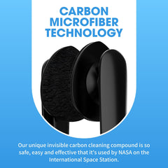 Peeps CarbonKlean NASA-use detail demonstrates space-grade glass cleaning capability.