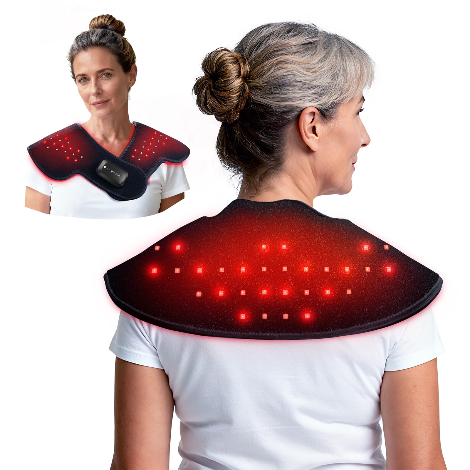 PEEWF shoulder therapy pad front view for targeted relief at home