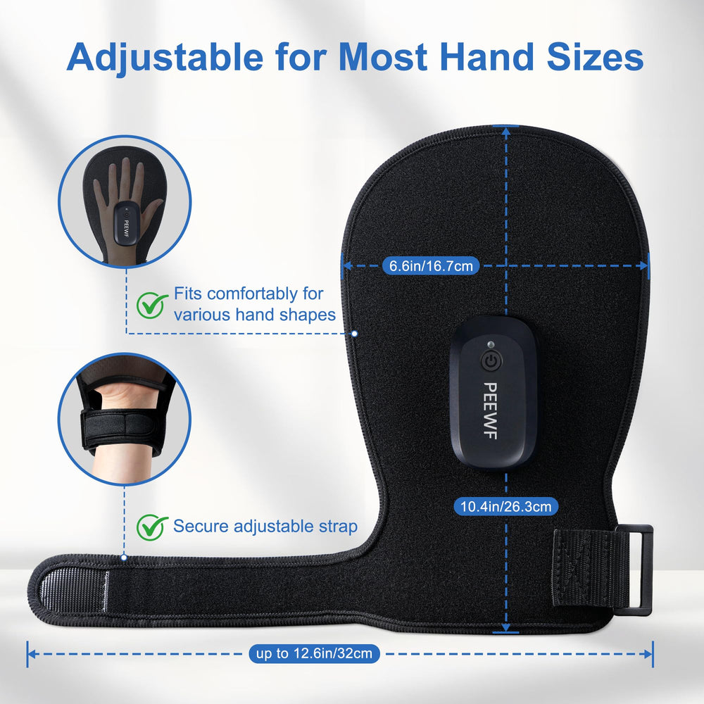 PEEWF glove compact on storage illustrates portability