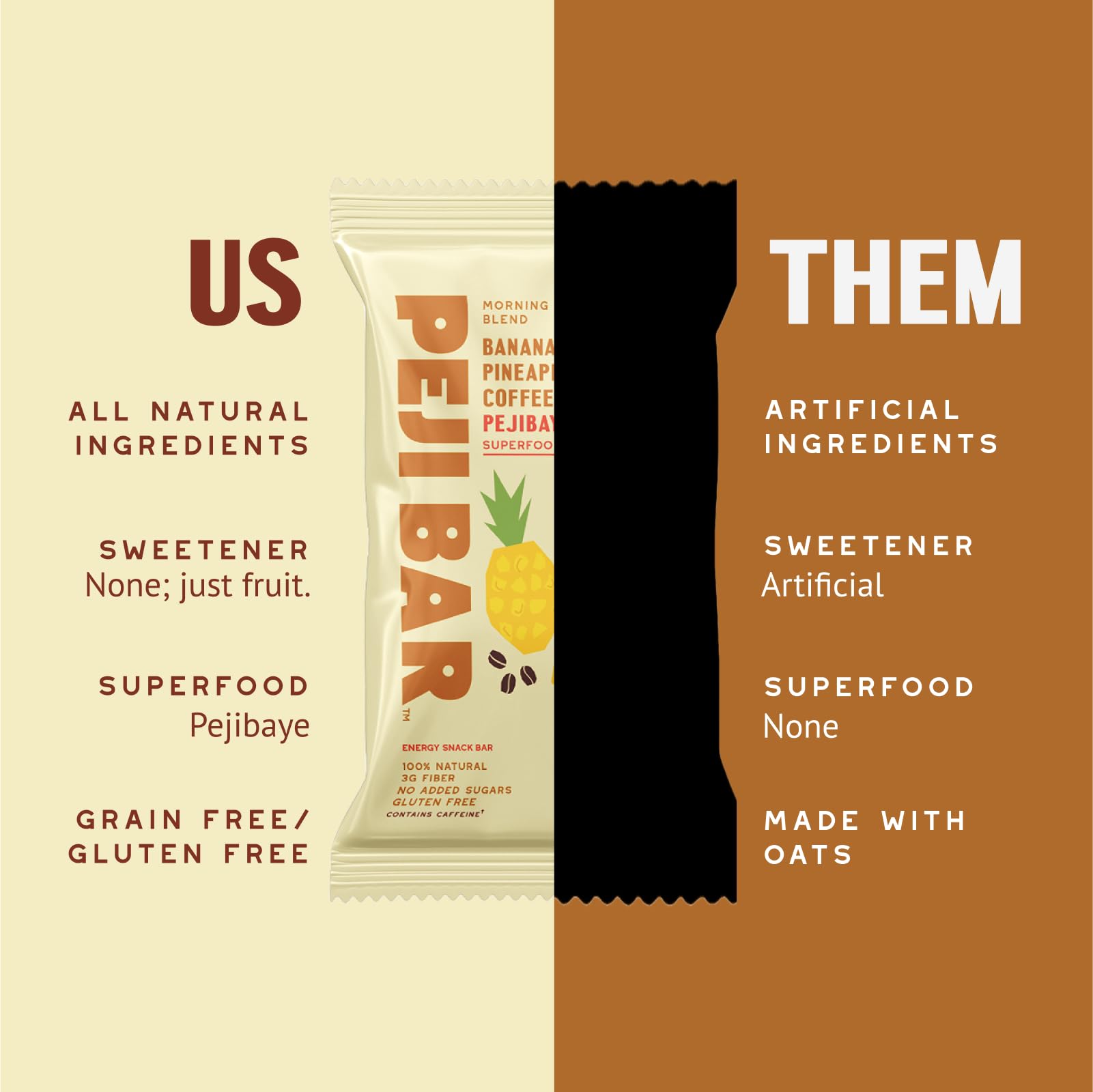 PEJI BAR Adventure-ready snack in backpack for hikes, commutes, or workouts