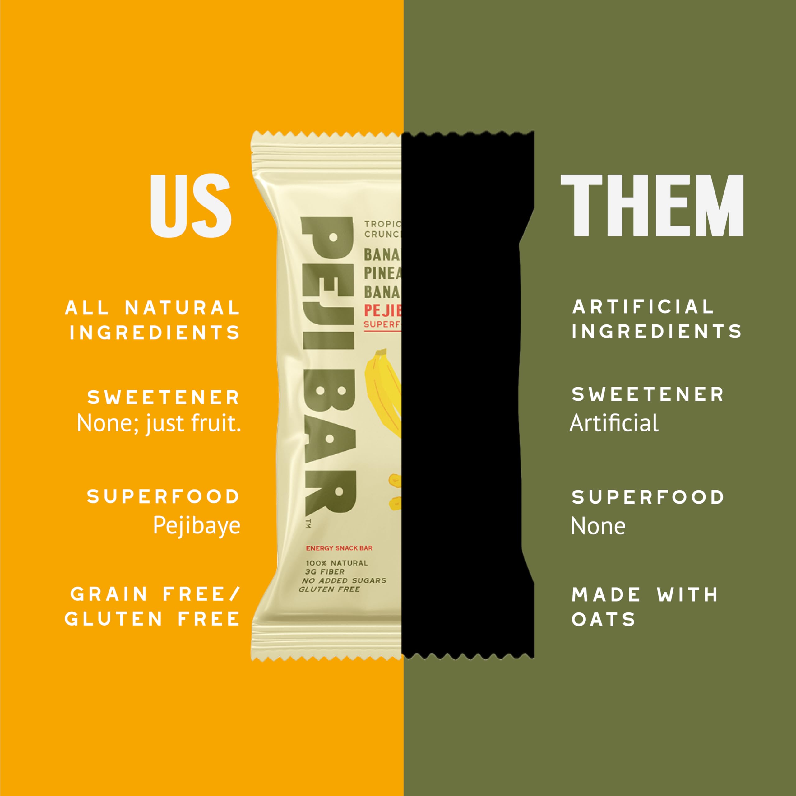 PEJI BAR Mango Jambo bar delivering tropical flavor and fiber support