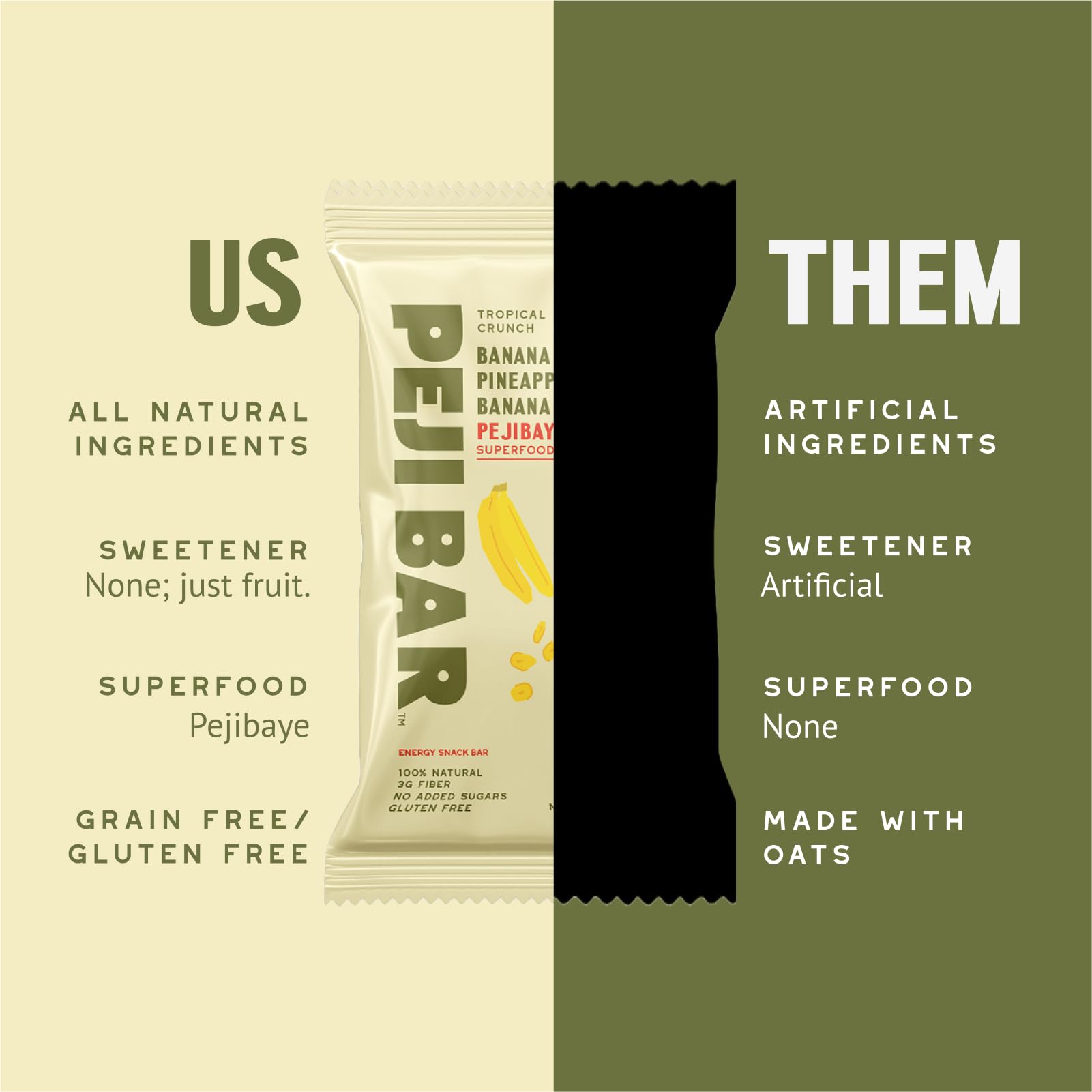 PEJI BAR packed 12-count ready for pantry or gym bag
