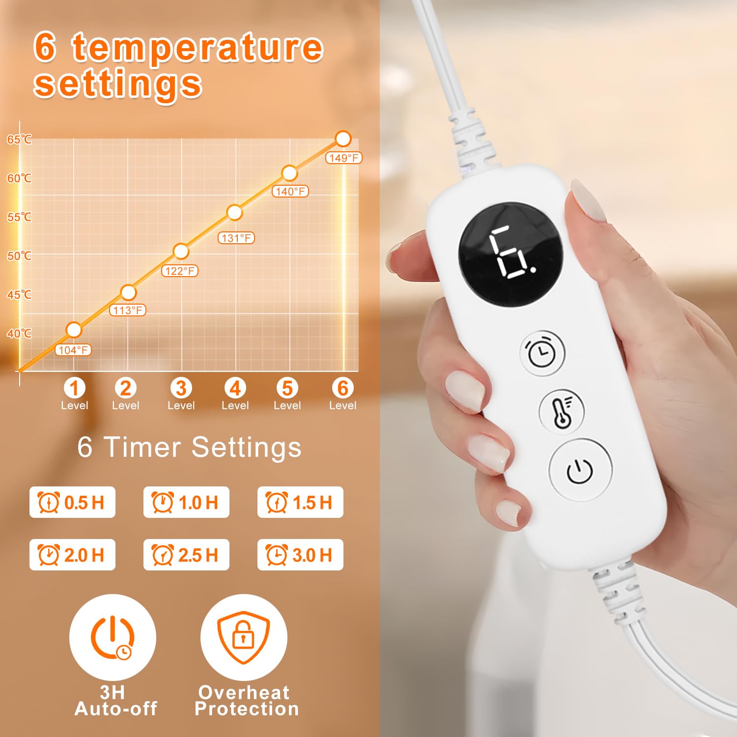 Weighted heat therapy from glass beads provides gentle pressure in gray