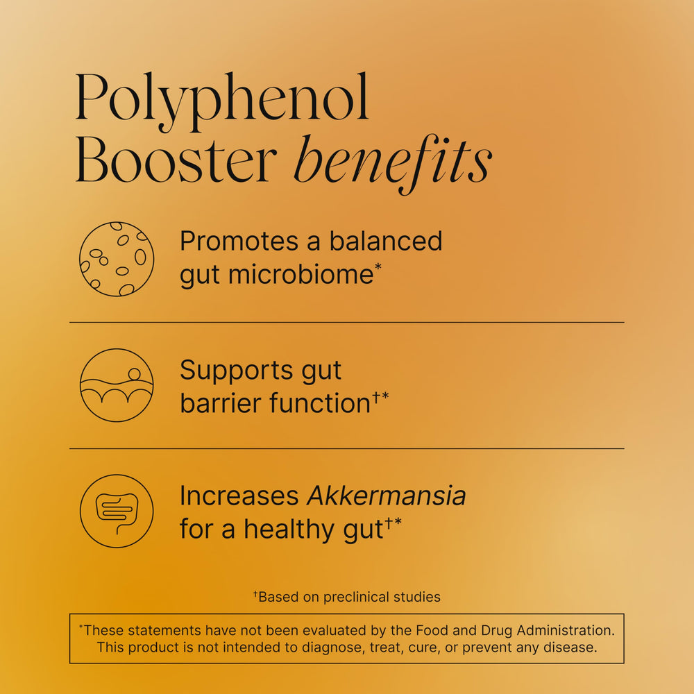 Pendulum Polyphenol Booster capsules ready for daily supplementation and gut balance.
