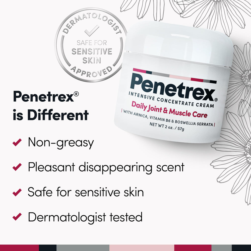 Penetrex fragrance-free application ideal for daily comfort.