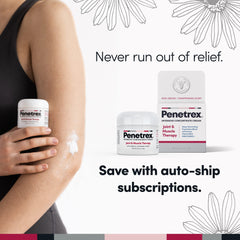 Penetrex on hands for relief from repetitive strain.