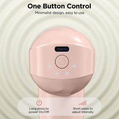 PENJOY pink four-head massage gun for versatile muscle targeting