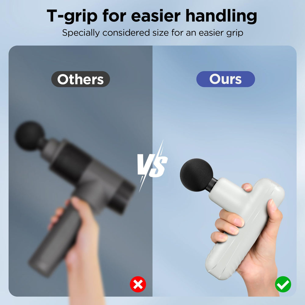 PENJOY Mini Massage Gun travel companion fits in a bag for post workout relief.