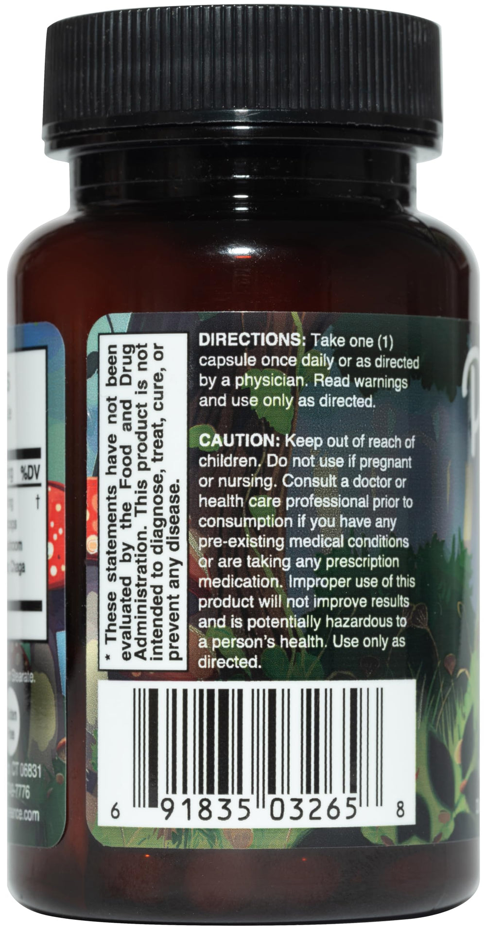 Pentaspore capsules close-up highlighting natural mushroom ingredients.