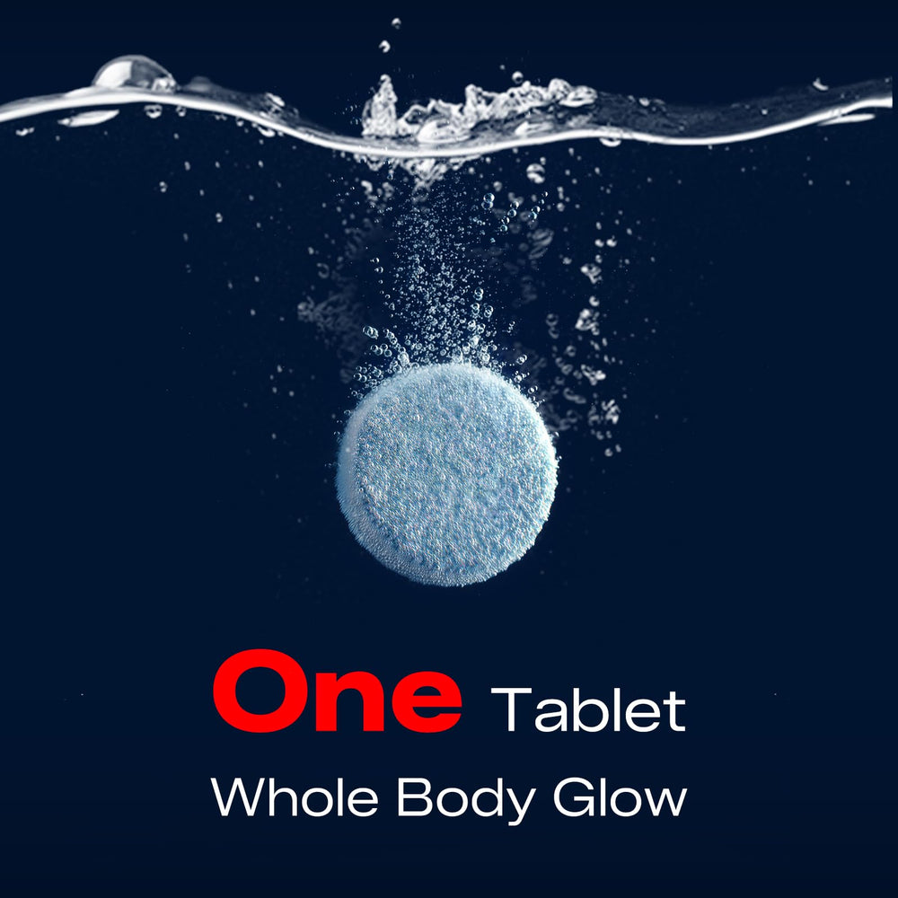PEPAX hydrogen tablets blueberry glass fizz promotes crisp hydration