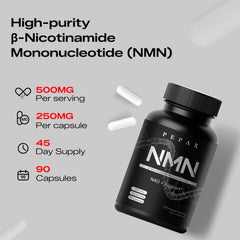 PEPAX NMN third-party test certificate shown for safety and potency