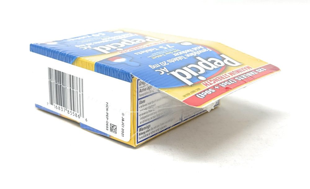 Pepcid AC on-the-go pack ready for meals away from home