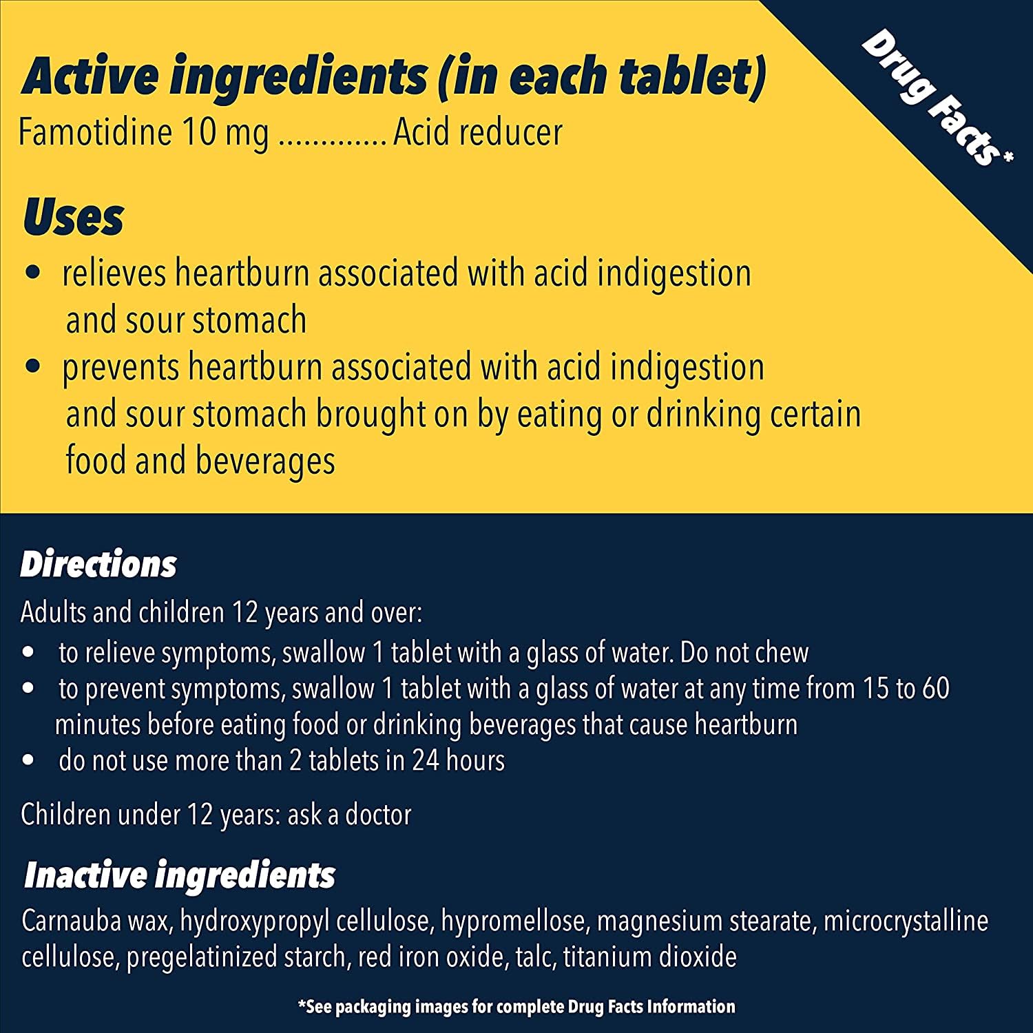 Pepcid AC Original Strength pack-two showing value and long-lasting supply.