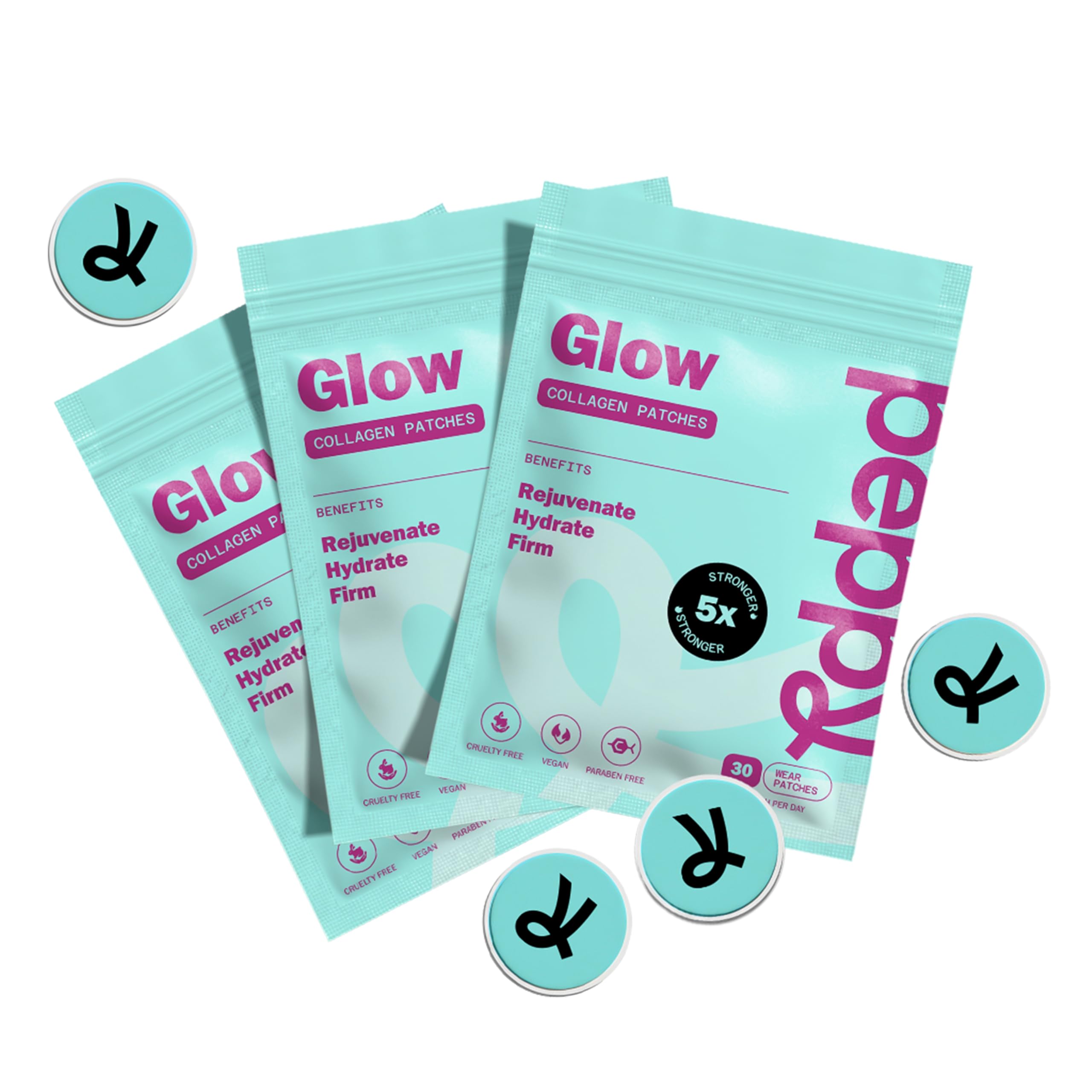 Peppy Glow Patches soft texture feels gentle on skin.