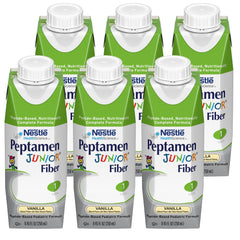 Peptamen Junior Fiber Vanilla prepared drink with smooth texture