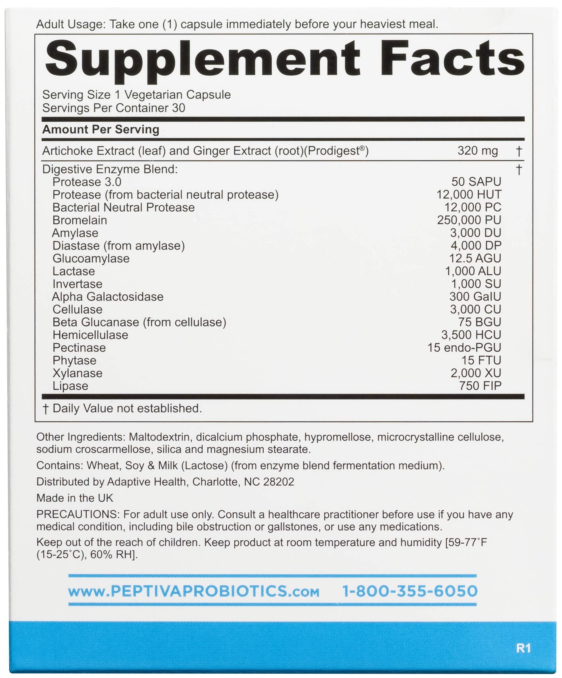 Peptiva Vegetarian Digestives tablets ready for daily digestive support