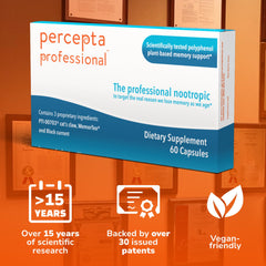 Percepta pills close-up shows easy daily dose for steady energy.