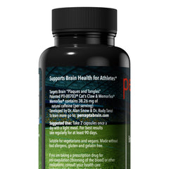 Percepta Sport MemorTea extract vial highlighting oolong-based clarity support for workouts