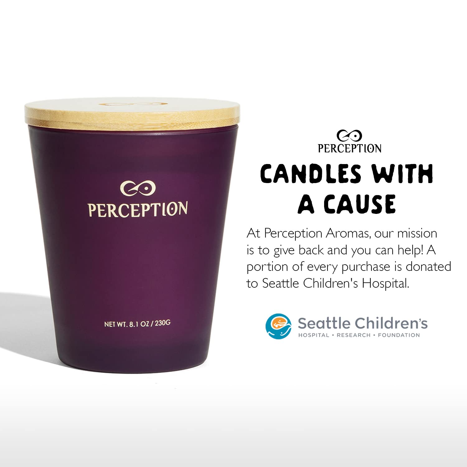 PERCEPTION AROMAS Lavender Vanilla gift box ready for gifting