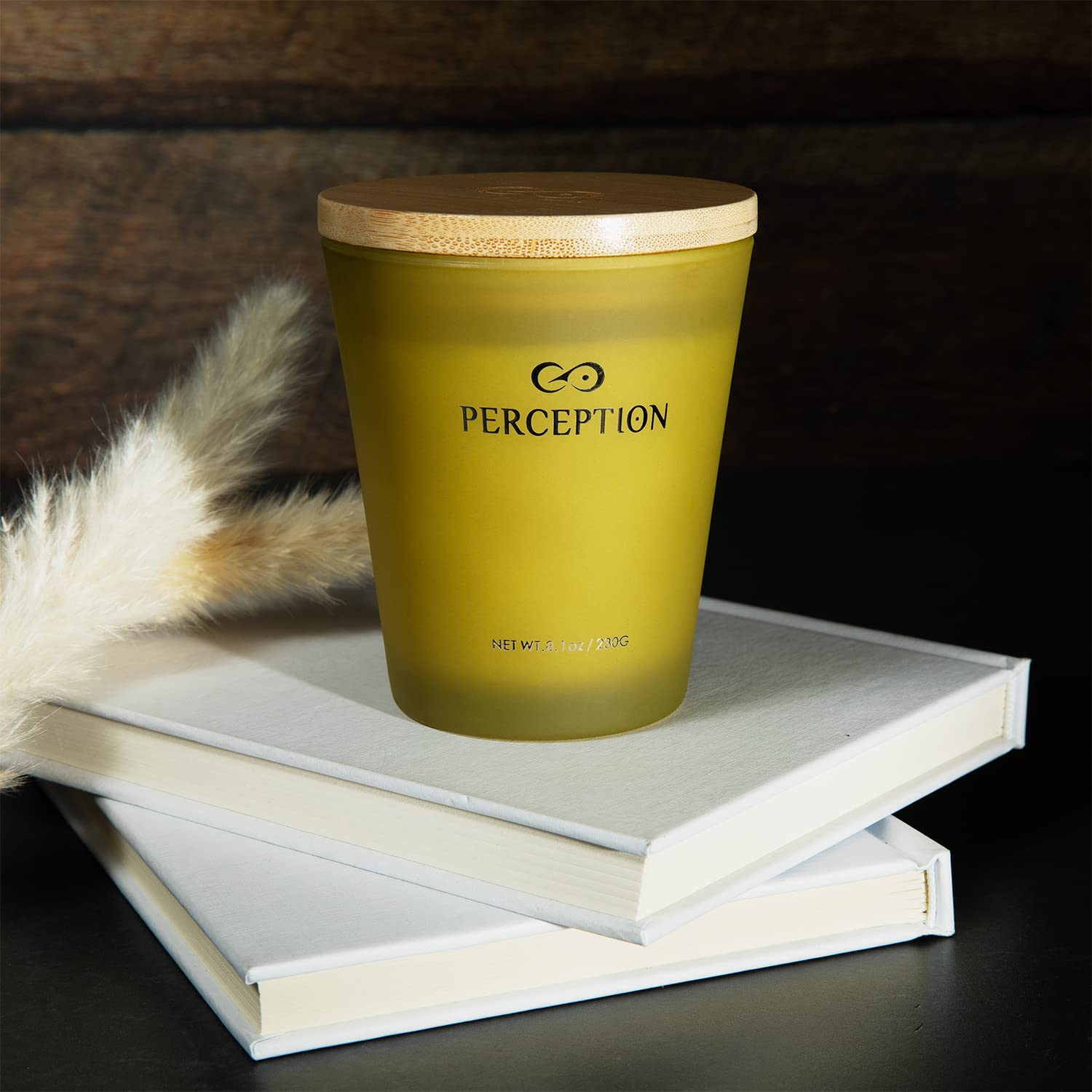 PERCEPTION AROMAS gift box with candle conveys luxury and thoughtful gifting