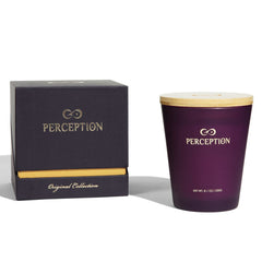 PERCEPTION AROMAS Lavender Vanilla candle for calming ambiance